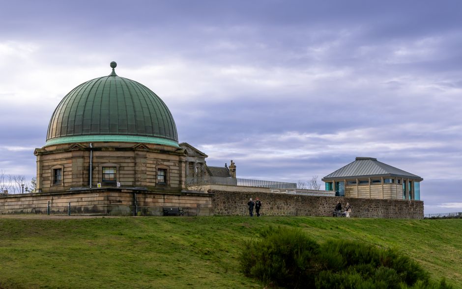 The Royal Observatory dome on Blackford Hill, Edinburgh