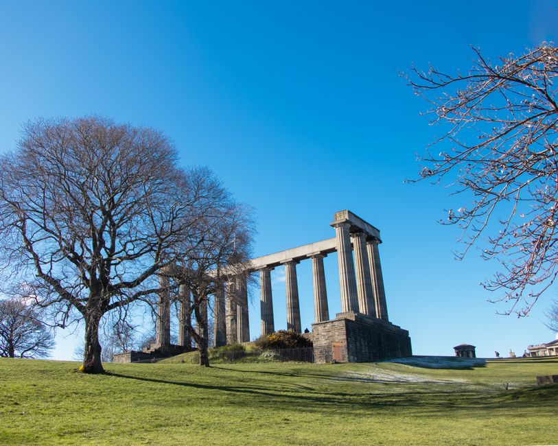 The National Monument on Calton Hill, Edinburgh