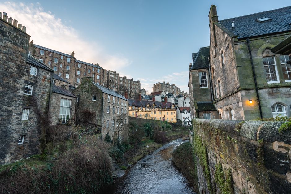 Dean Village on the Water of Leith, Edinburgh